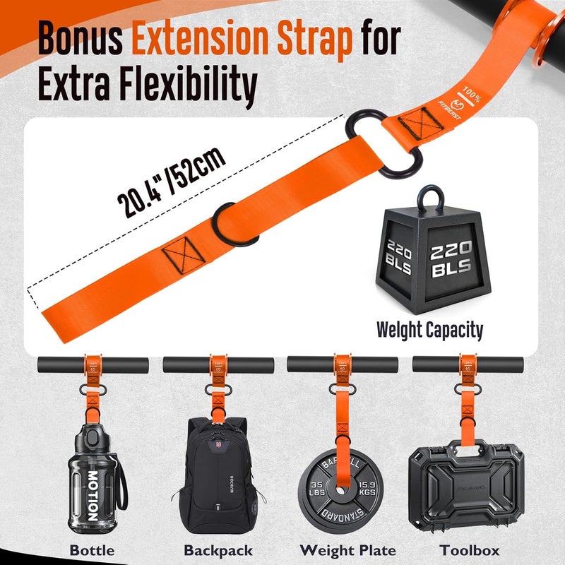 FitBeast Forearm Strengthener & Wrist Roller - Forearm Strength Trainer with Thickened Anti-Slip Grip Handles&Adjustable Strap, Perfect for Forearm Exercising, Boosting Grip Strength, Muscle Building - Image 4